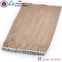 Large Stock Top Quality Virgin Hair 100 European Virgin PU Skin Weft Tape Weave